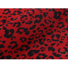 Tecido de memória poli tecido 75D com estampa de leopardo
